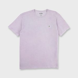 Wyatt Crewneck Short Sleeve T-Shirt - Grey Violet