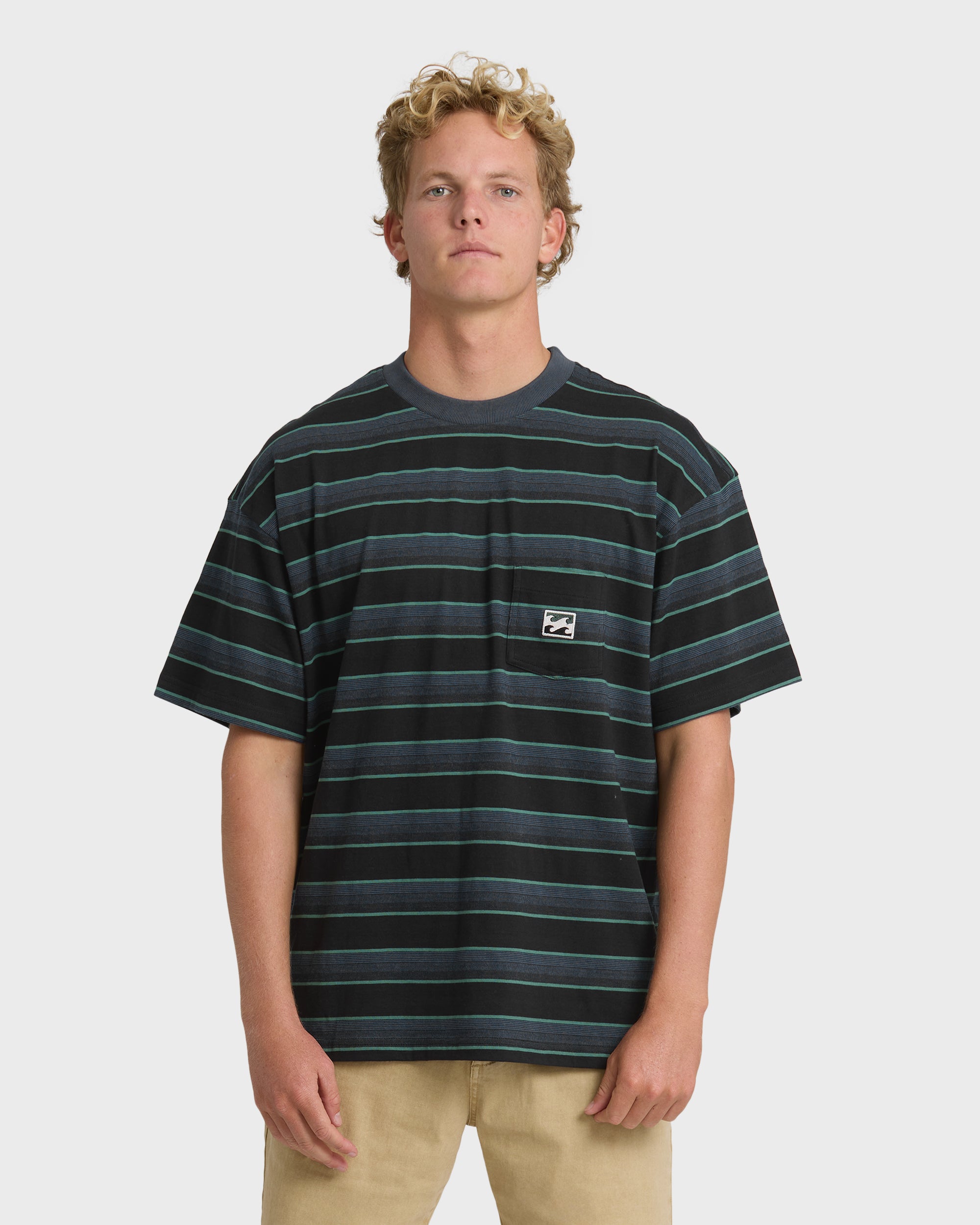 Baxter Crew Short Sleeve T-Shirt - Black - Image 2