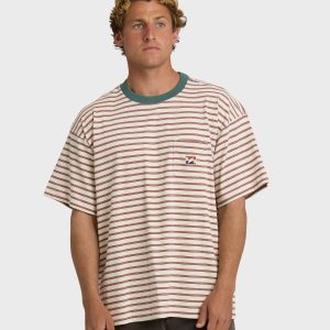 Baxter Crew Short Sleeve T-Shirt - Oatmeal