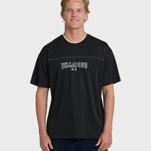 A.I. Mesh Jersey Short Sleeve T-Shirt - Black