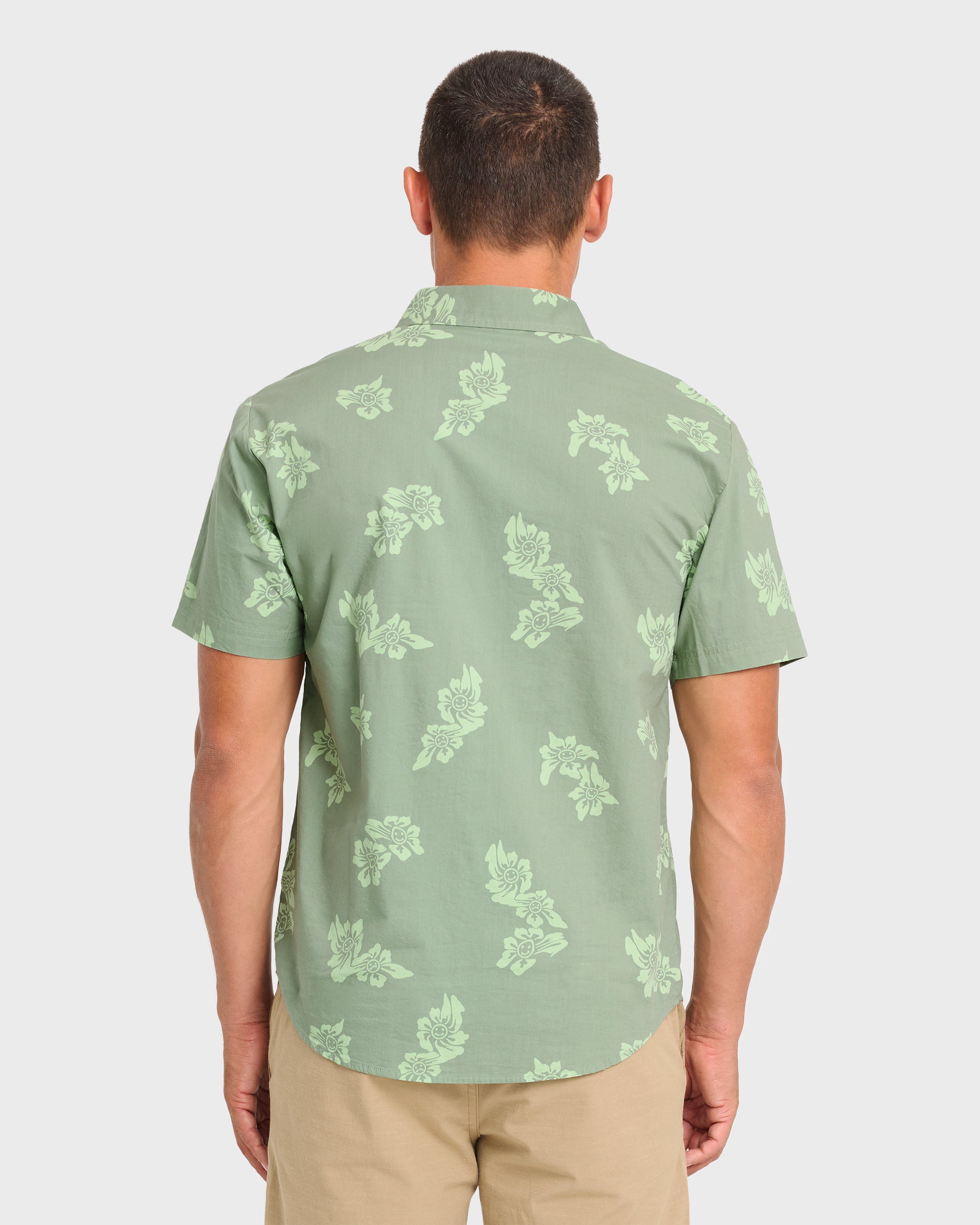 Chase Short Sleeve Shirt - Sage - Image 2
