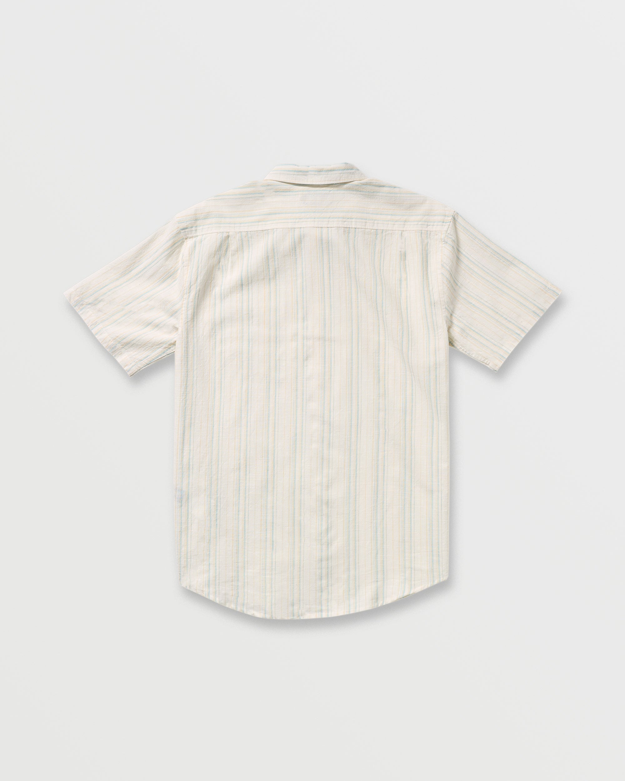 All Day Stripe Short Sleeve Shirt - Off White - Image 7