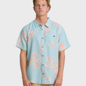 Sundays Lounge Short Sleeve Shirt - Corydalis Blue