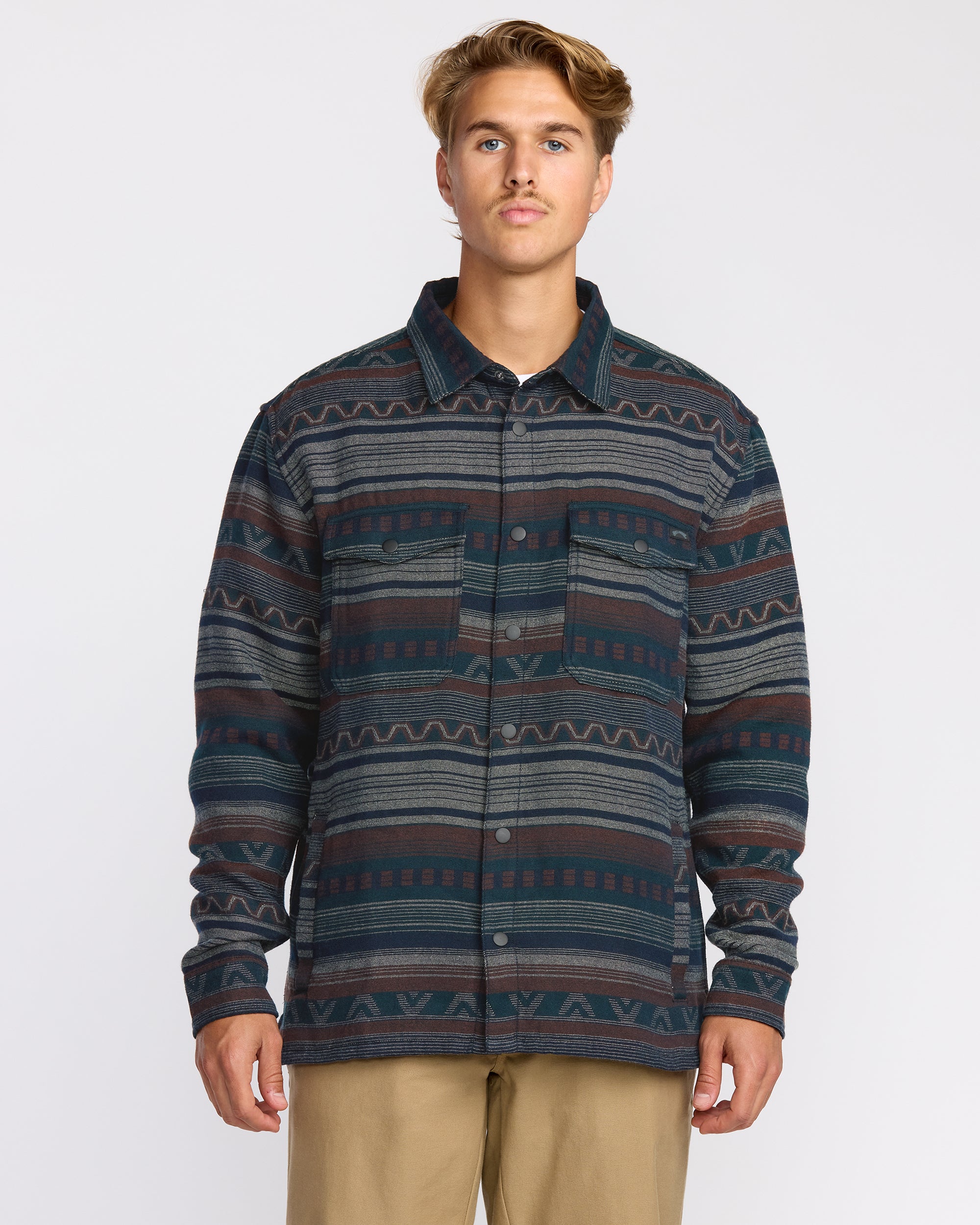Lodge Long Sleeve Shirt - Chino - Image 3