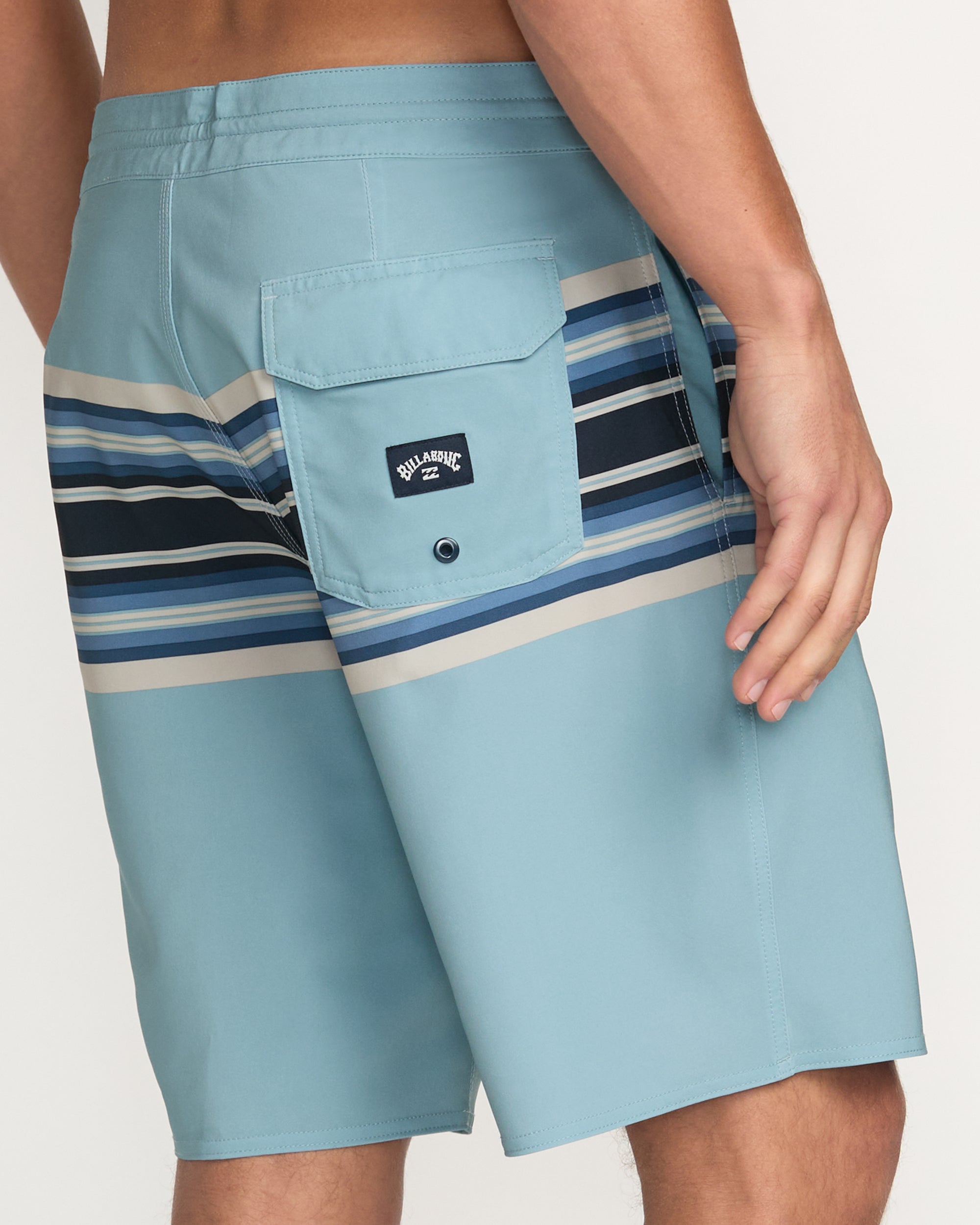 Spinner Lo Tide 19 Boardshorts - Washed Blue - Image 8