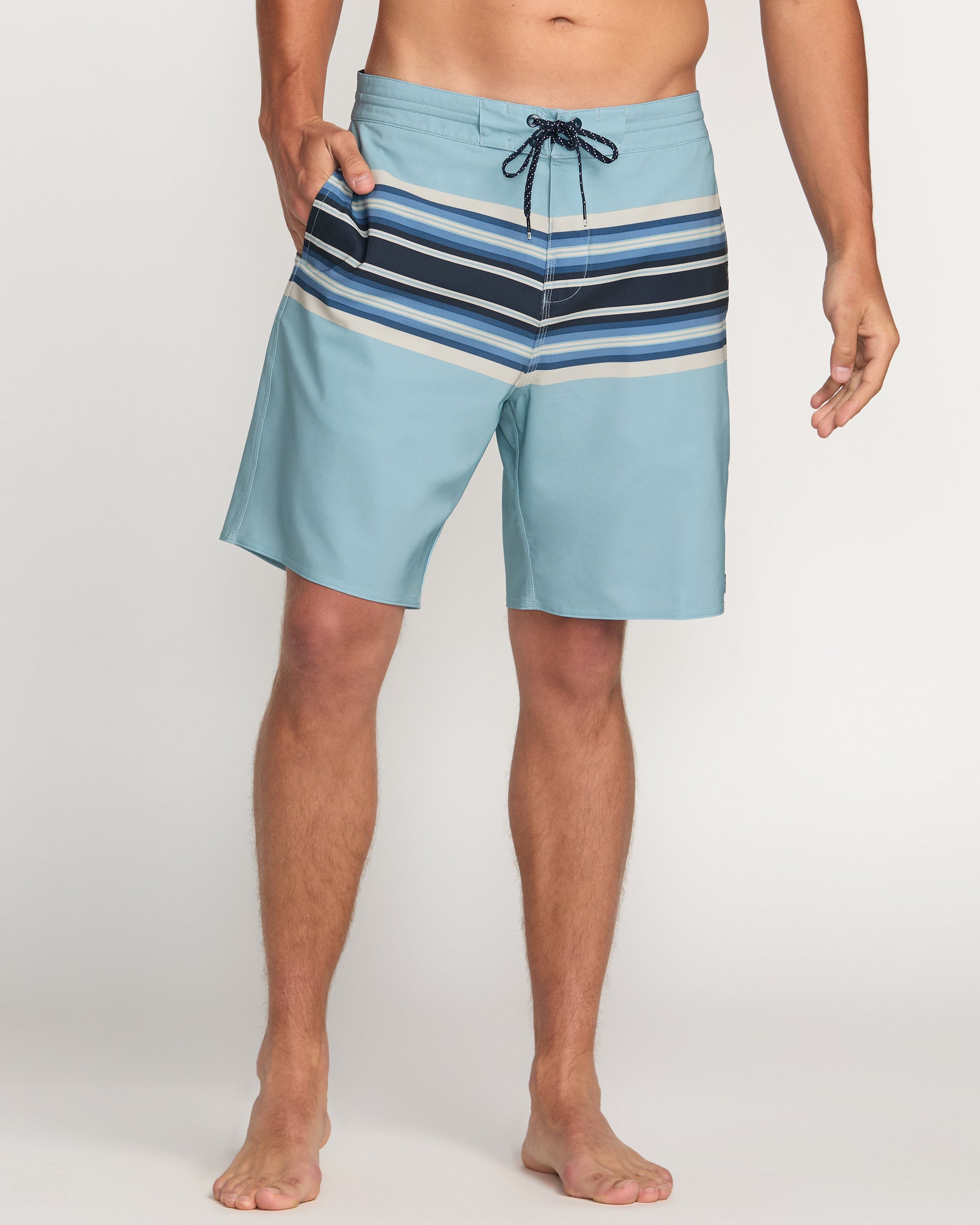 Spinner Lo Tide 19 Boardshorts - Washed Blue