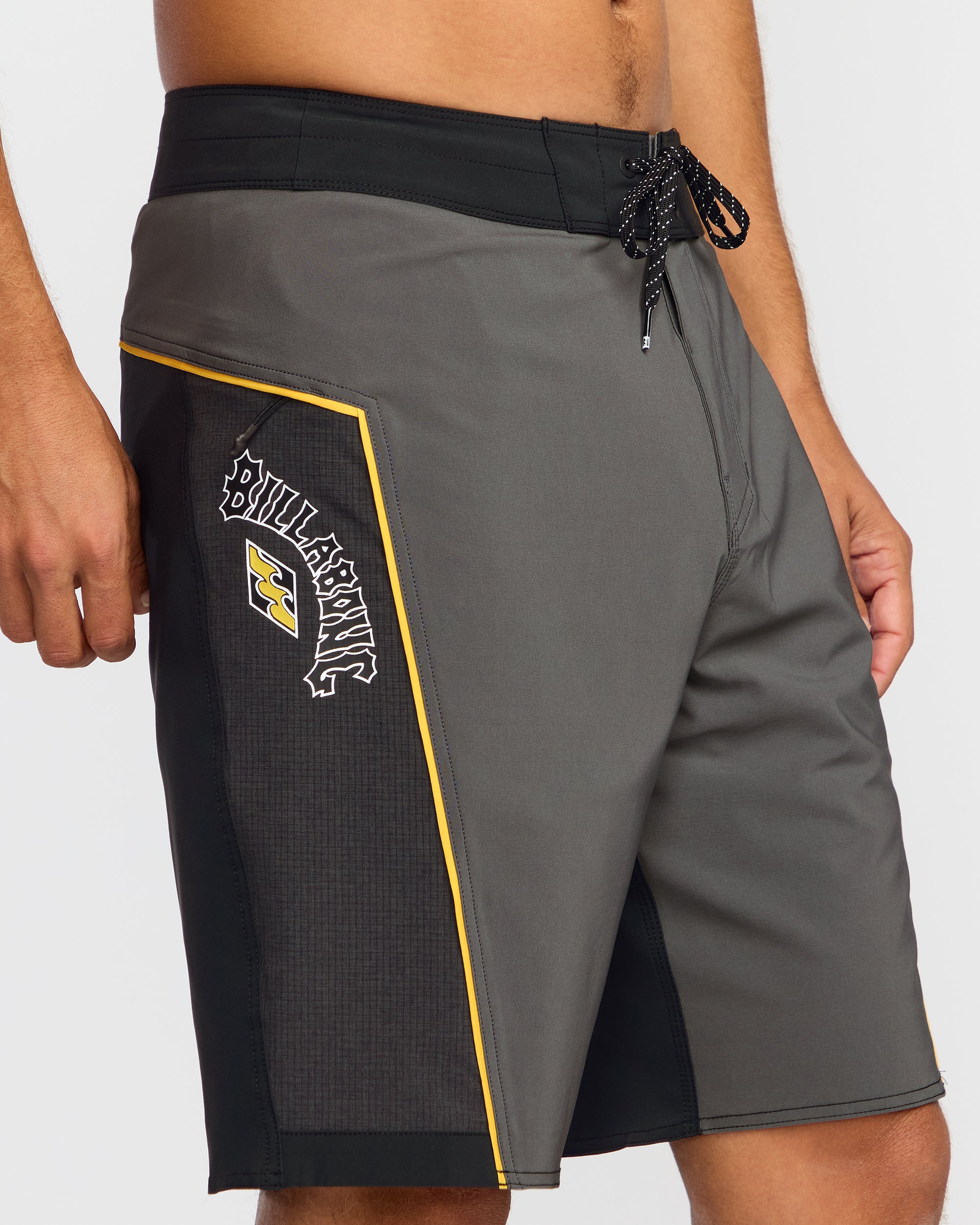 Straddie Pro Performance 20 Boardshorts - Pewter - Image 2