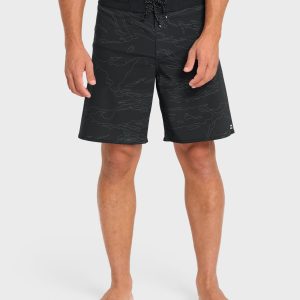 Sundays Airlite 19 Boardshorts - Black Camo - Black Camo