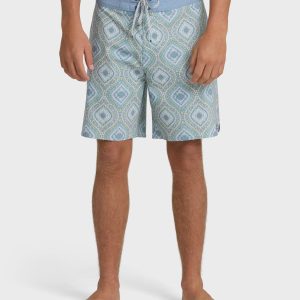 Good Times 18 Pro Boardshorts - Fog Gray Multi - Fog Gray