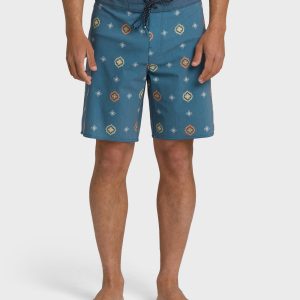 Sundays Pro 19 Boardshorts - Real Teal Multi - Real Teal