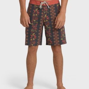 Sundays Lo Tide 18 Boardshorts - Black Multi - Black