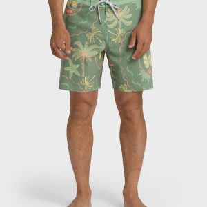Good Times Lo Tide 18 Boardshorts - Sea Spray Multi - Sea Spray