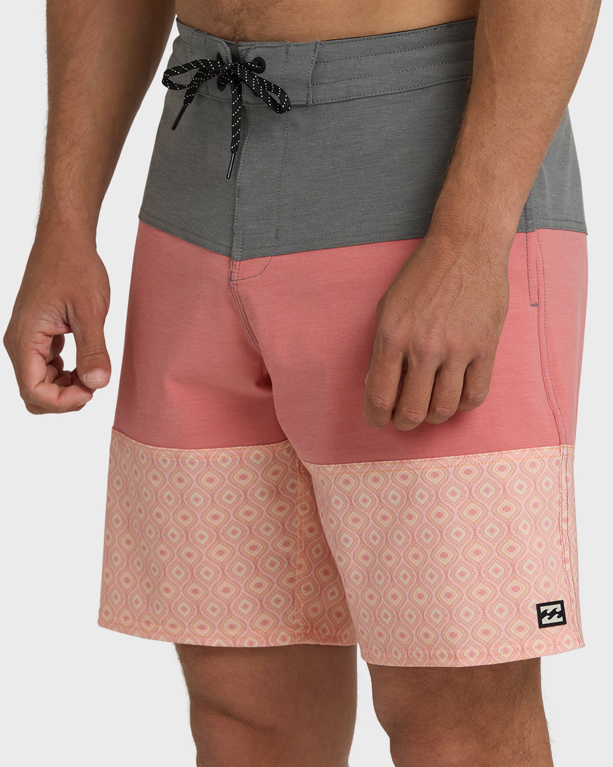 Tribong Lo Tide 19 Boardshorts - Ash Rose Multi - Ash Rose - Image 5