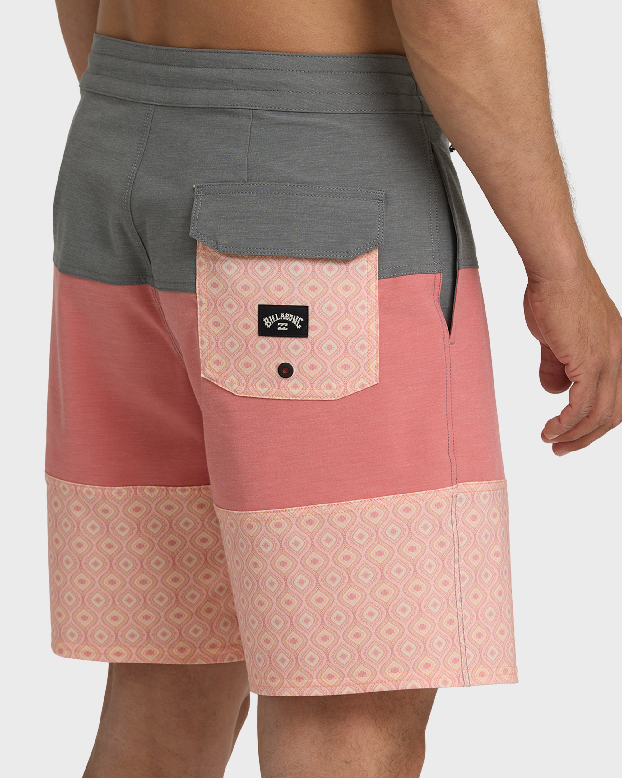 Tribong Lo Tide 19 Boardshorts - Ash Rose Multi - Ash Rose - Image 6