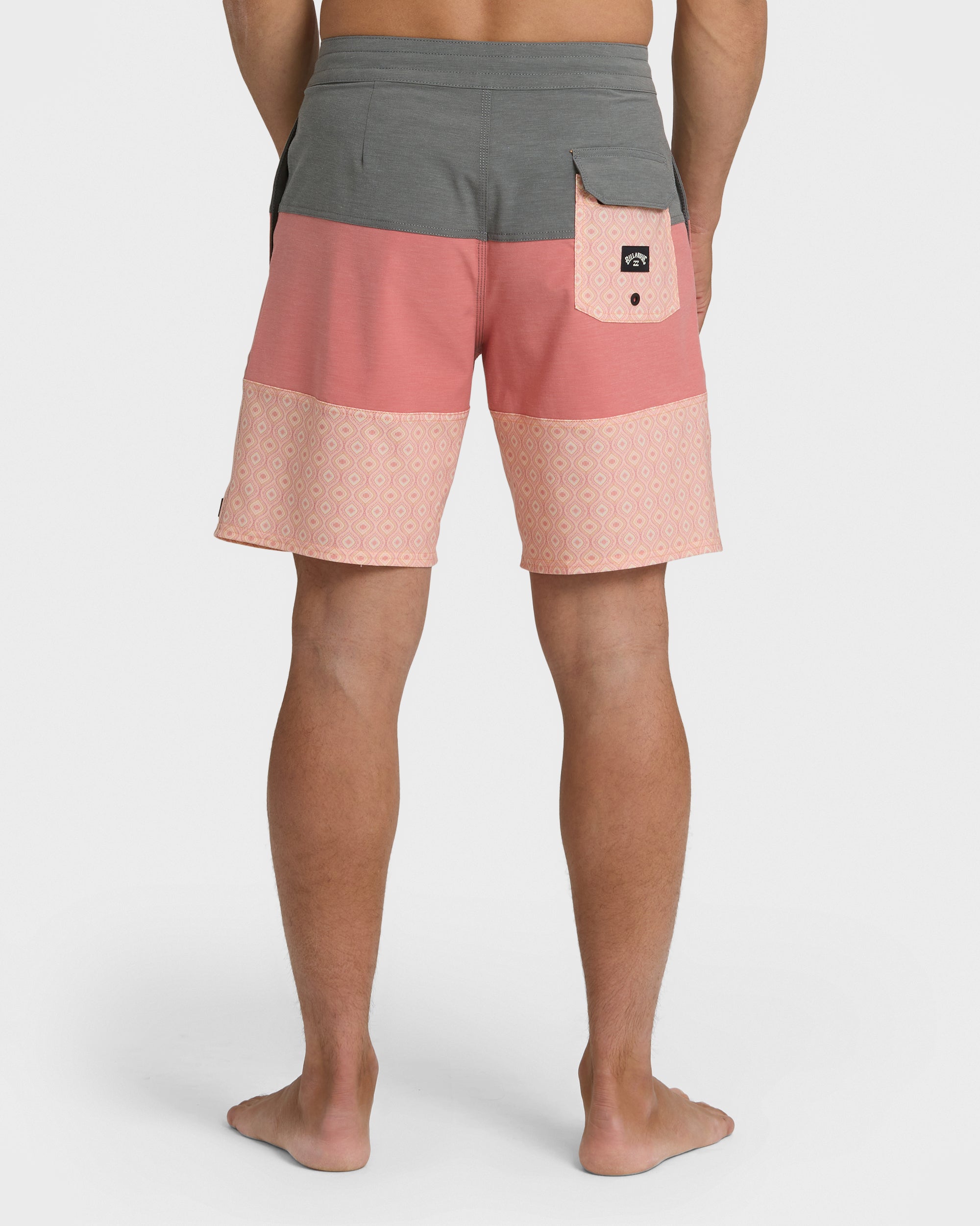 Tribong Lo Tide 19 Boardshorts - Ash Rose Multi - Ash Rose - Image 2
