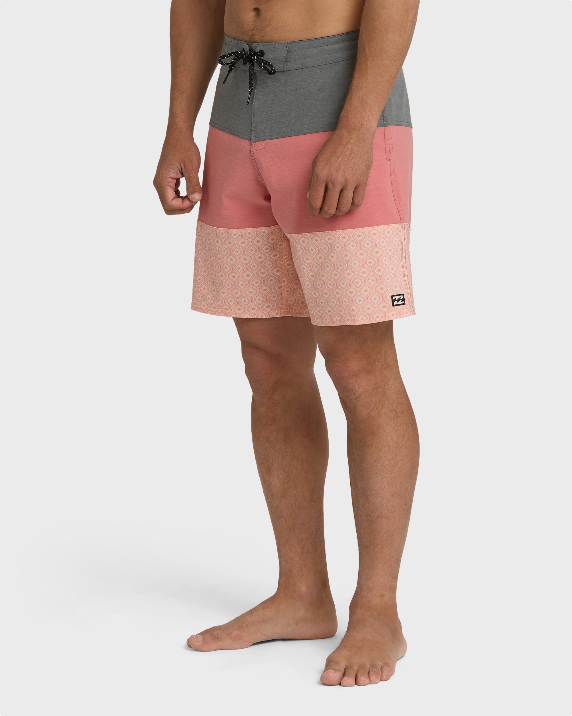 Tribong Lo Tide 19 Boardshorts - Ash Rose Multi - Ash Rose - Image 3
