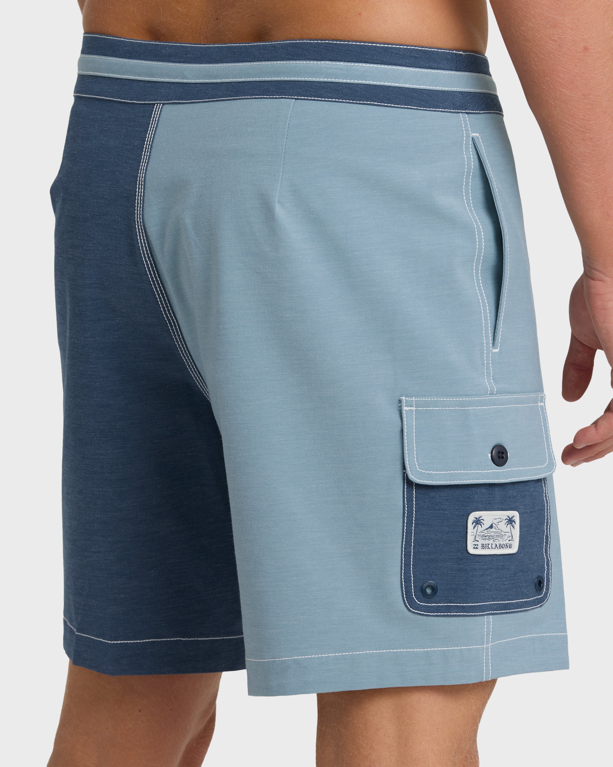 Sunset Lo Tide 19 Boardshorts - Blue Fog Multi - Blue Fog - Image 6