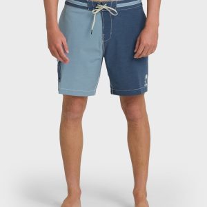 Sunset Lo Tide 19 Boardshorts - Blue Fog Multi - Blue Fog