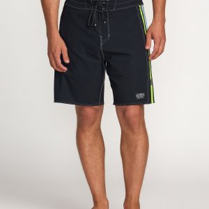 Occy Pro 19 Boardshorts - Washed Black