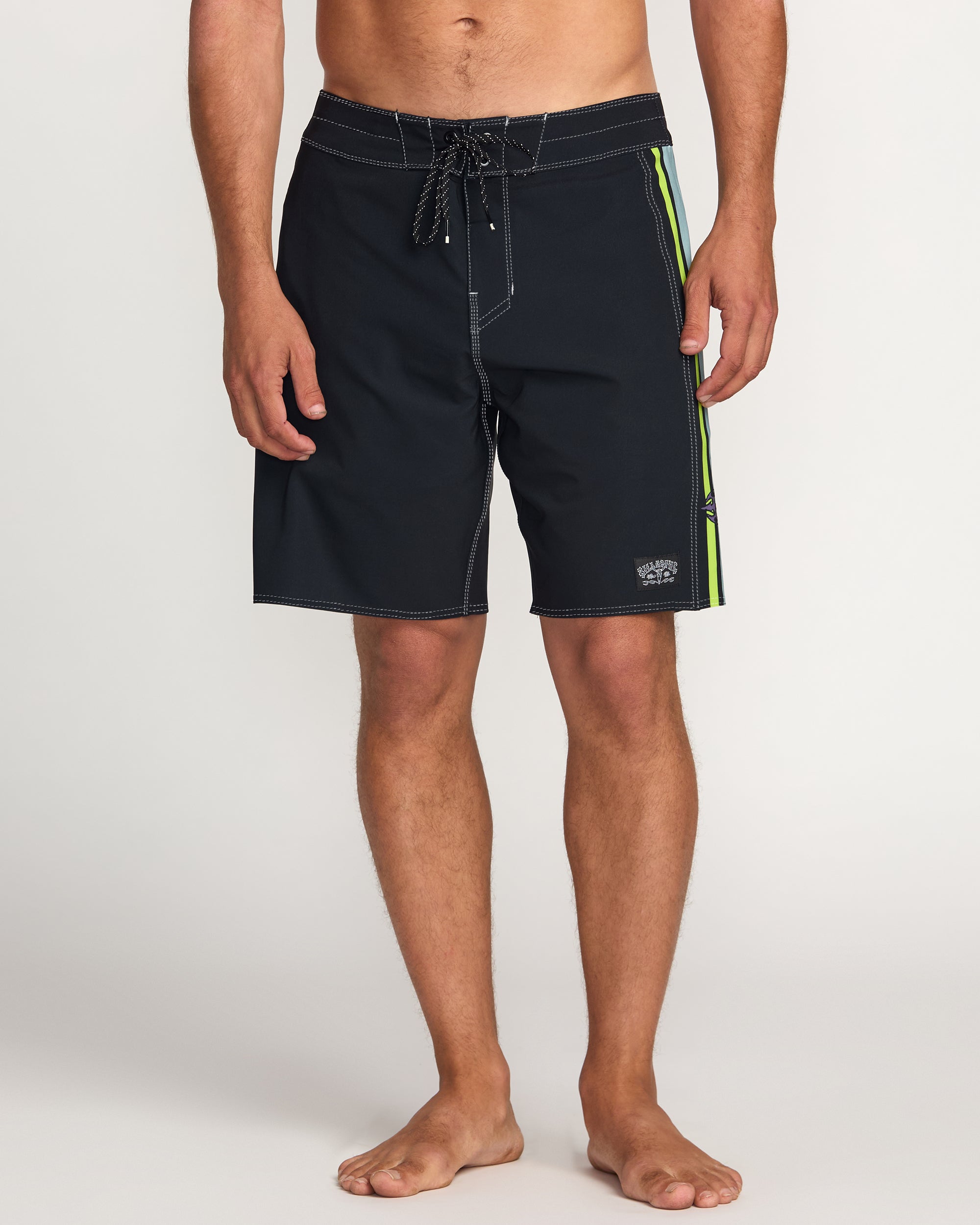 Occy Pro 19 Boardshorts - Washed Black