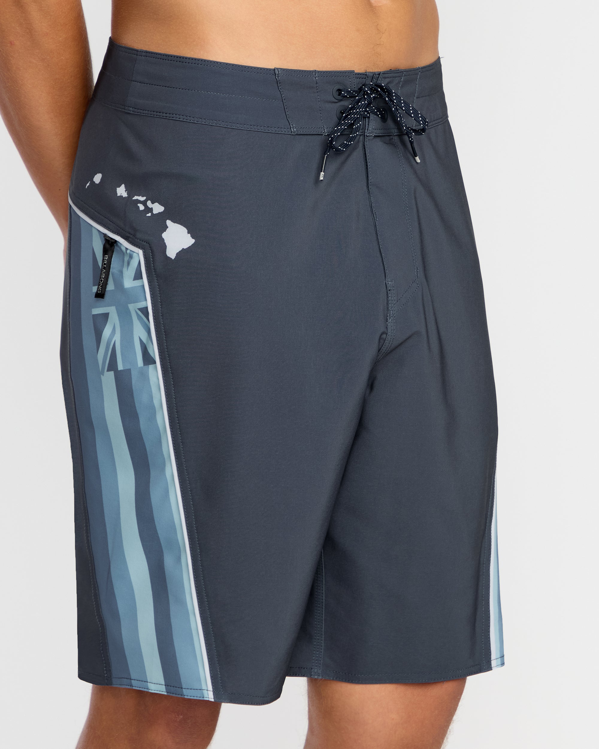 Straddie Pro Hi 20 Boardshorts - Harbor Blue - Image 6