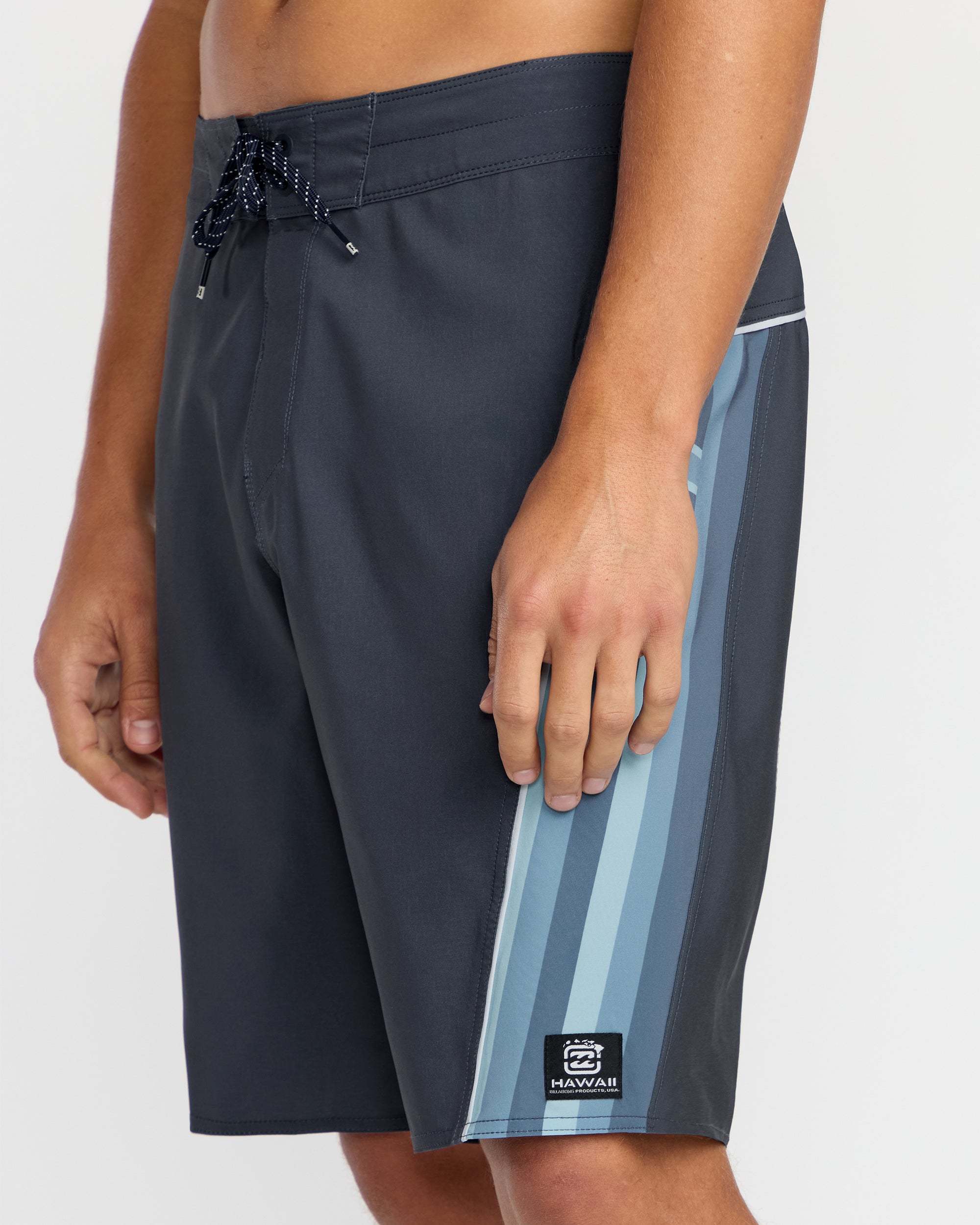Straddie Pro Hi 20 Boardshorts - Harbor Blue - Image 7