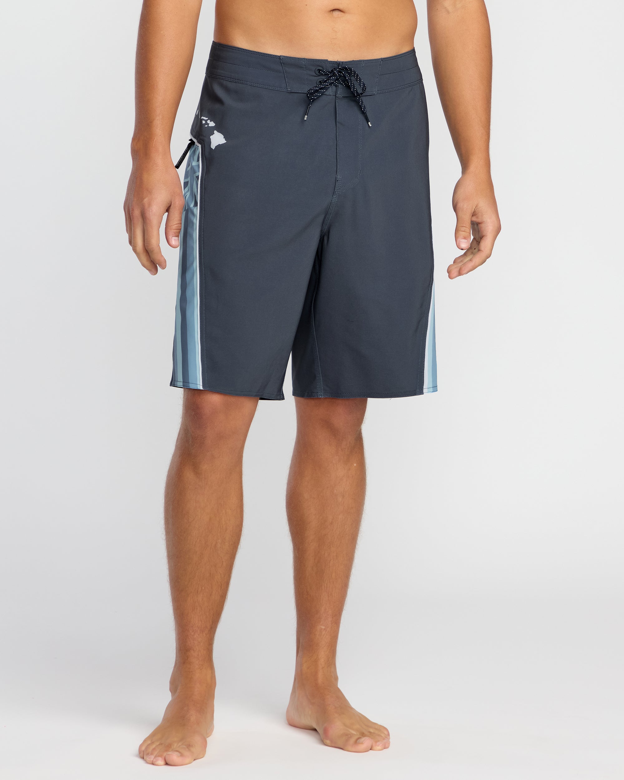 Straddie Pro Hi 20 Boardshorts - Harbor Blue