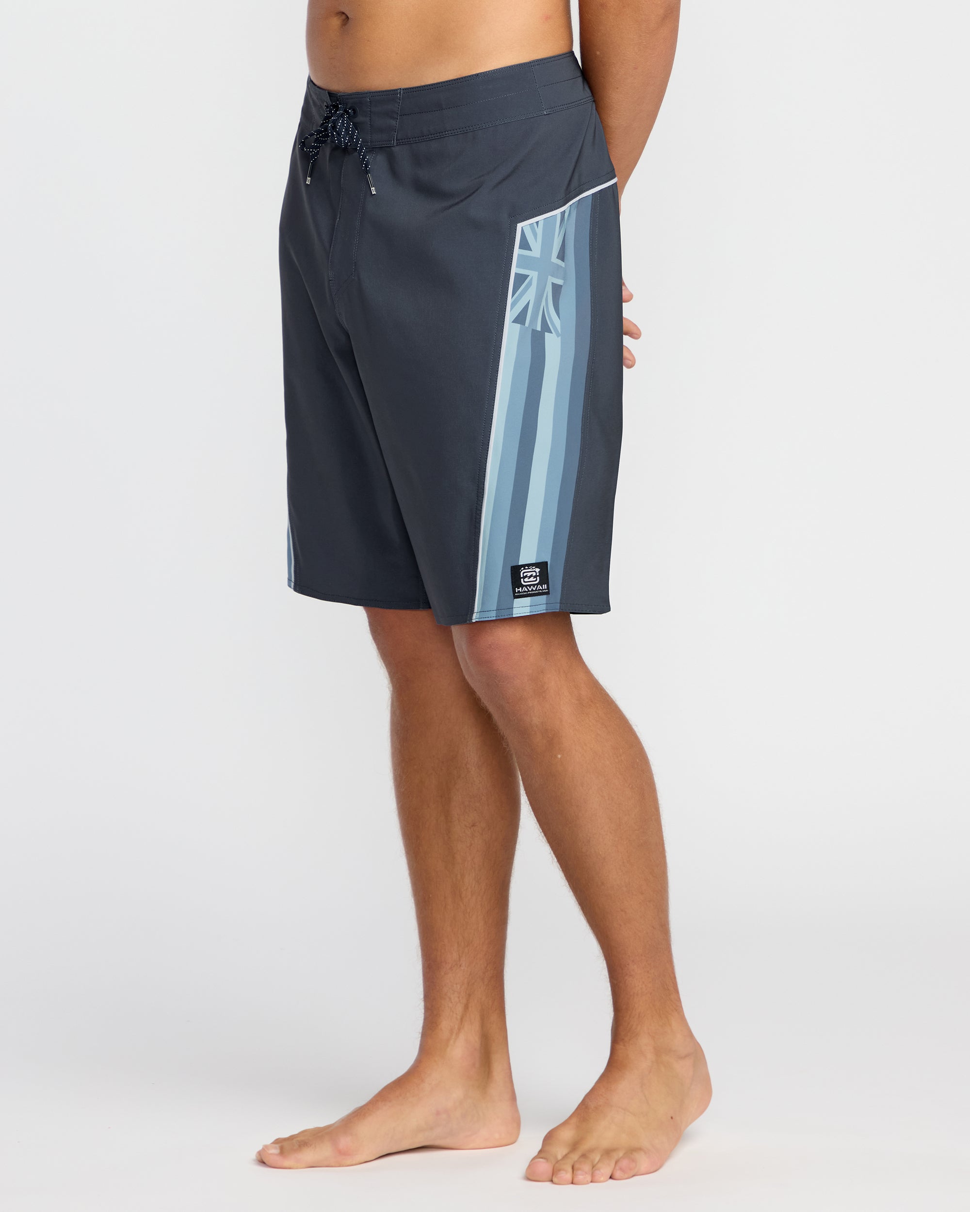 Straddie Pro Hi 20 Boardshorts - Harbor Blue - Image 4