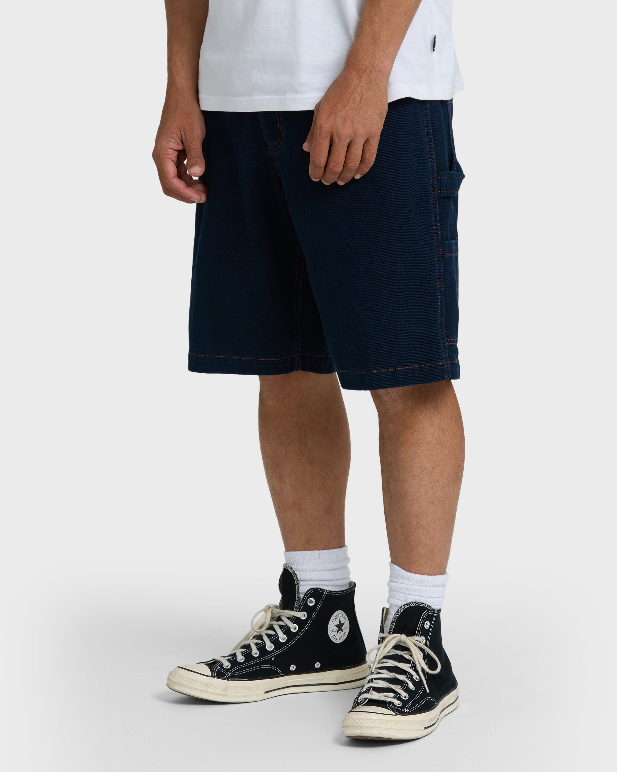 Bad Dog 21 Workwear Shorts - Navy - Image 3