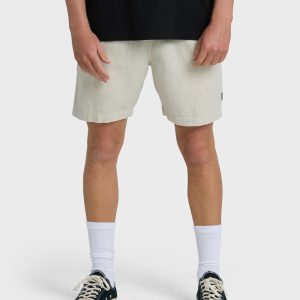 Sano Linen Elastic Shorts - Chino Heather