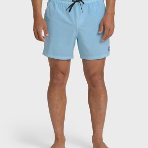 Every Other Day Wave Washed Layback Trunks - Corydalis Blue