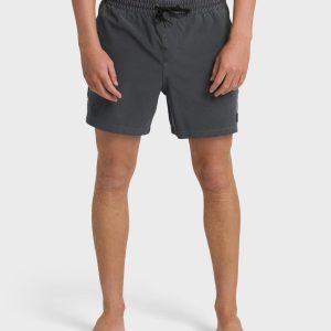 Every Other Day Wave Washed Layback Trunks - Graystone