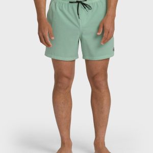 Every Other Day Wave Washed Layback Trunks - Mist Green