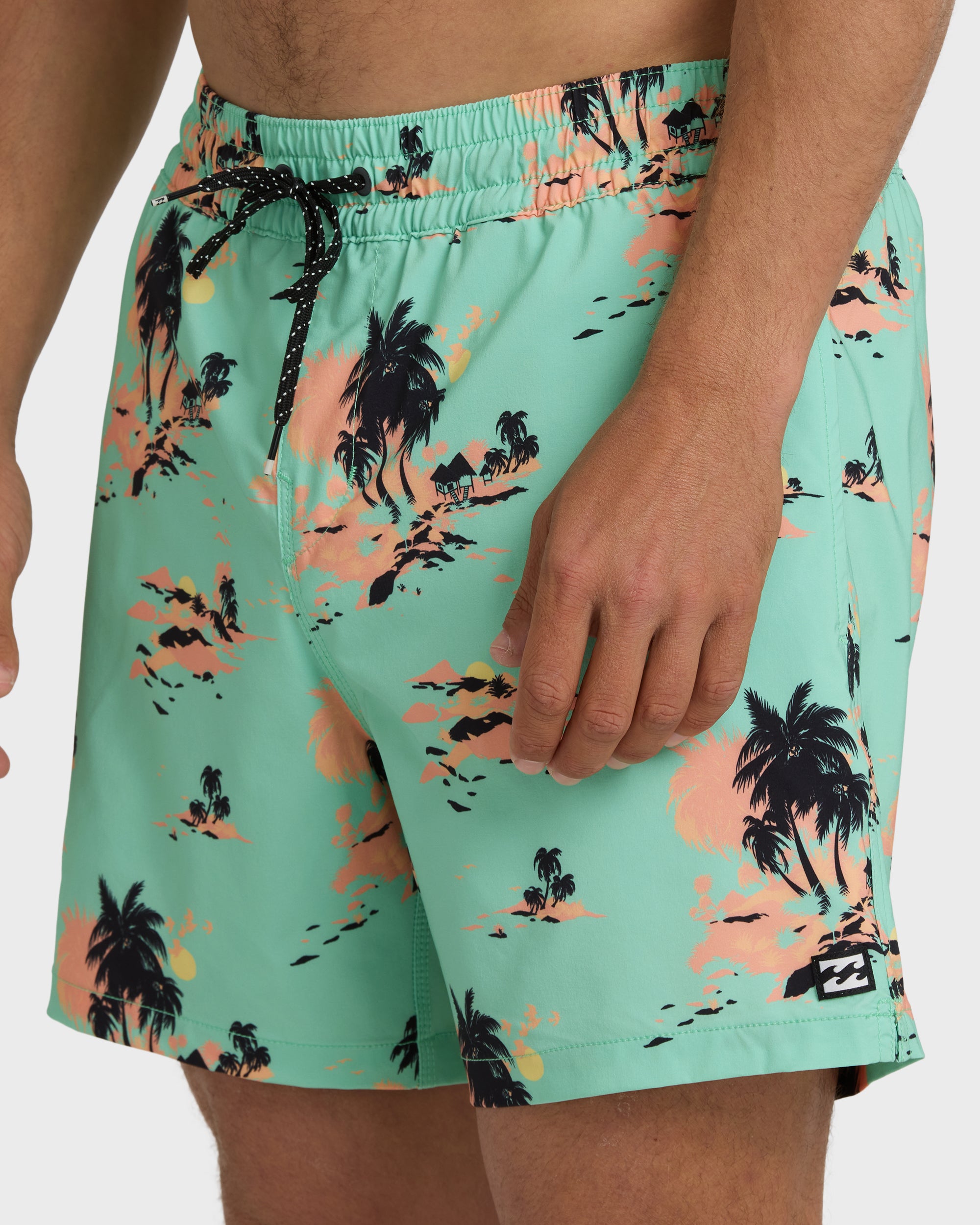 Lineup Layback Trunks - Lime Green - Image 5