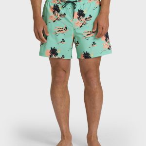 Lineup Layback Trunks - Lime Green