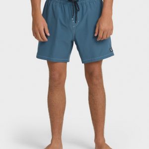 Lineup Solid Layback Trunks - Real Teal