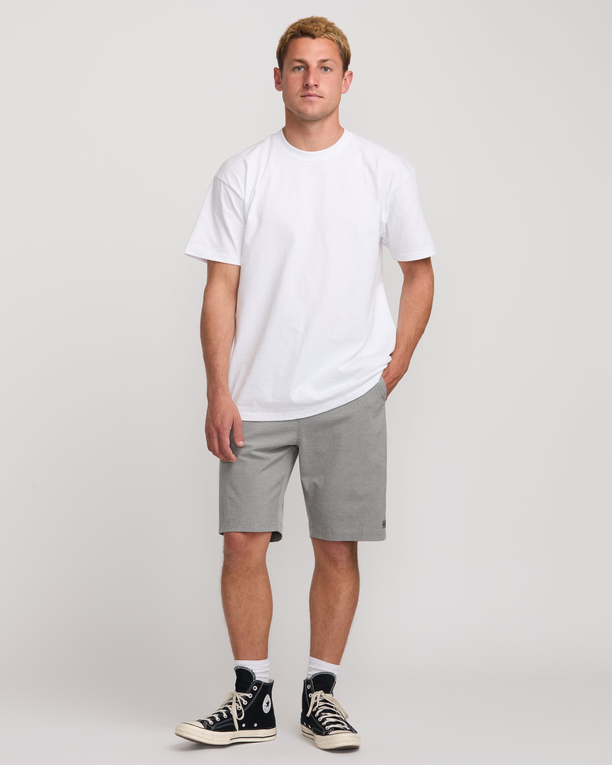 Crossfire Submersible 21 Hybrid Shorts - Gray - Image 4