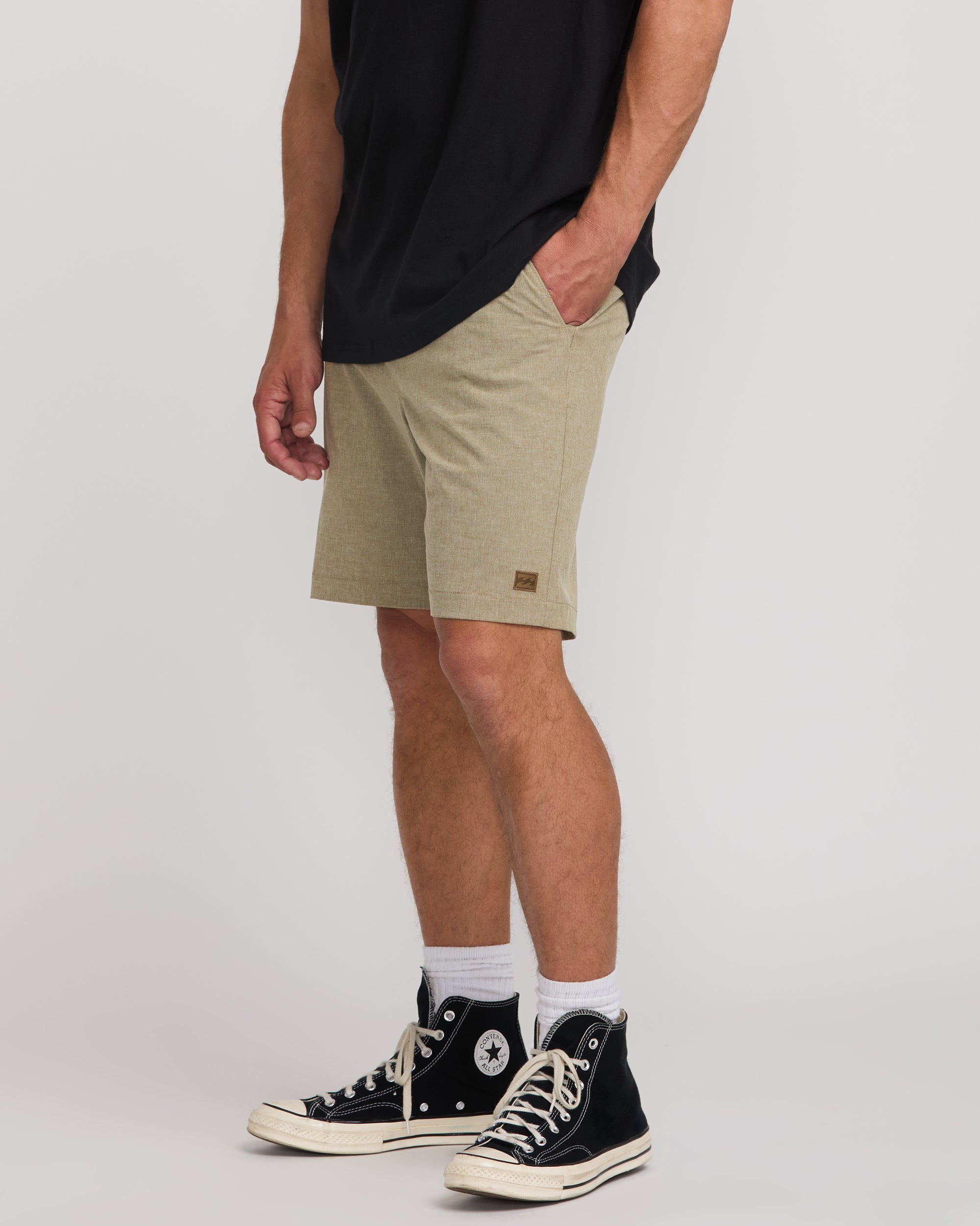 Crossfire Submersible 19 Hybrid Shorts - Khaki - Image 4