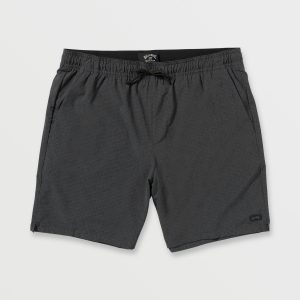 Surftrek Perforated Elastic 17 Hybrid Shorts - Black