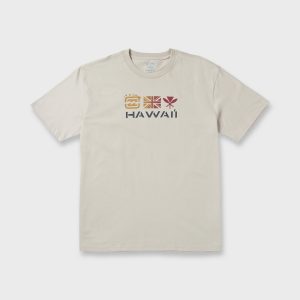 Kahili Hawaii Regular Short Sleeve Tee - Bleached Sand