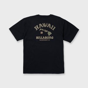 Island Chain Hawaii Regular Short Sleeve Tee - Black