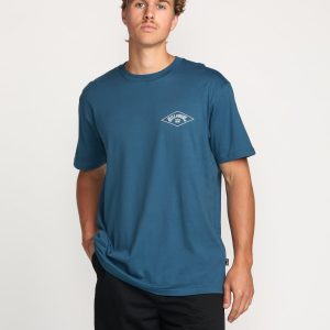 Diamond Arch Premium Tee - Deep Blue