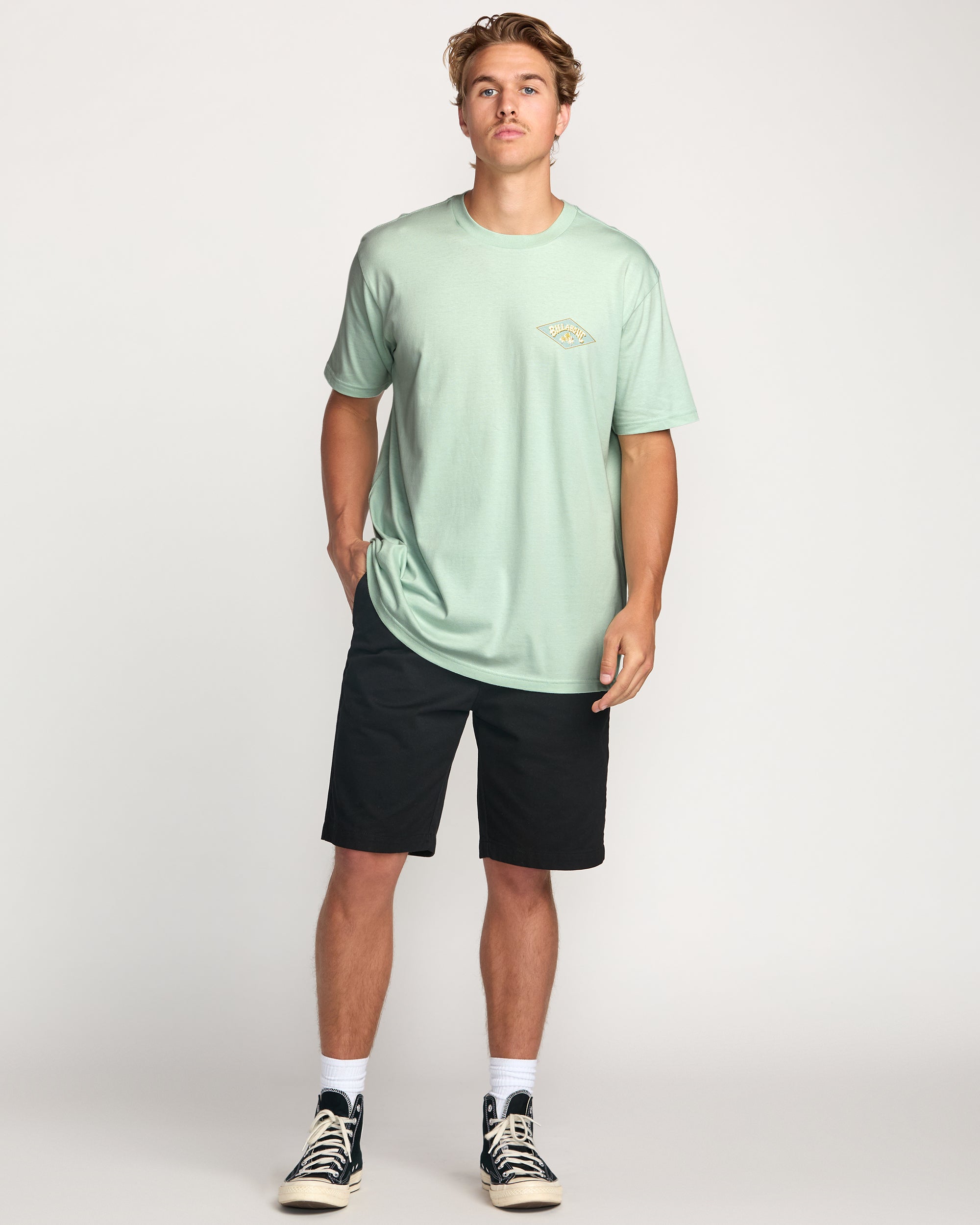 Diamond Arch Premium Tee - Seafoam - Image 5
