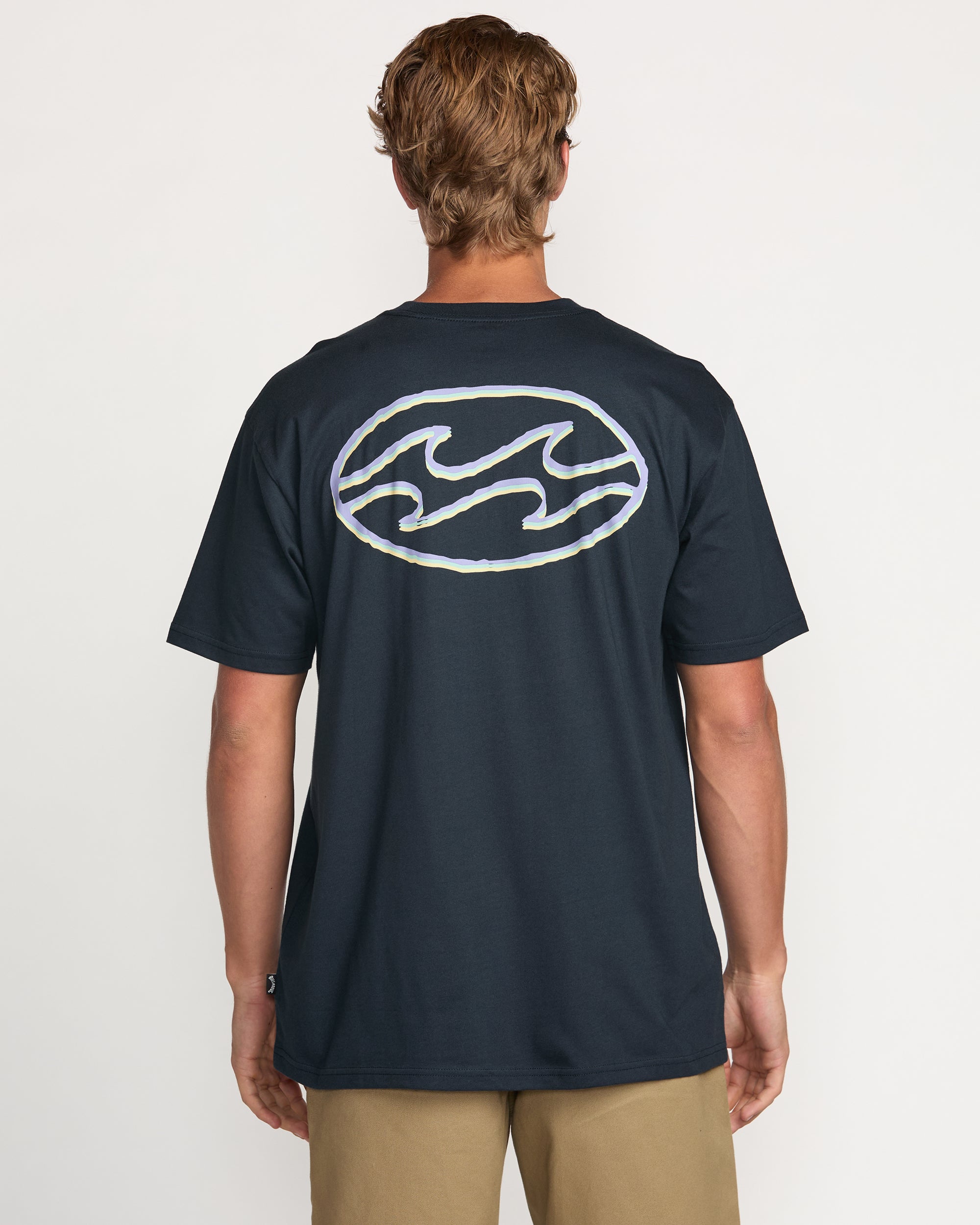 Crayon Wave Premium Tee - Navy - Image 2