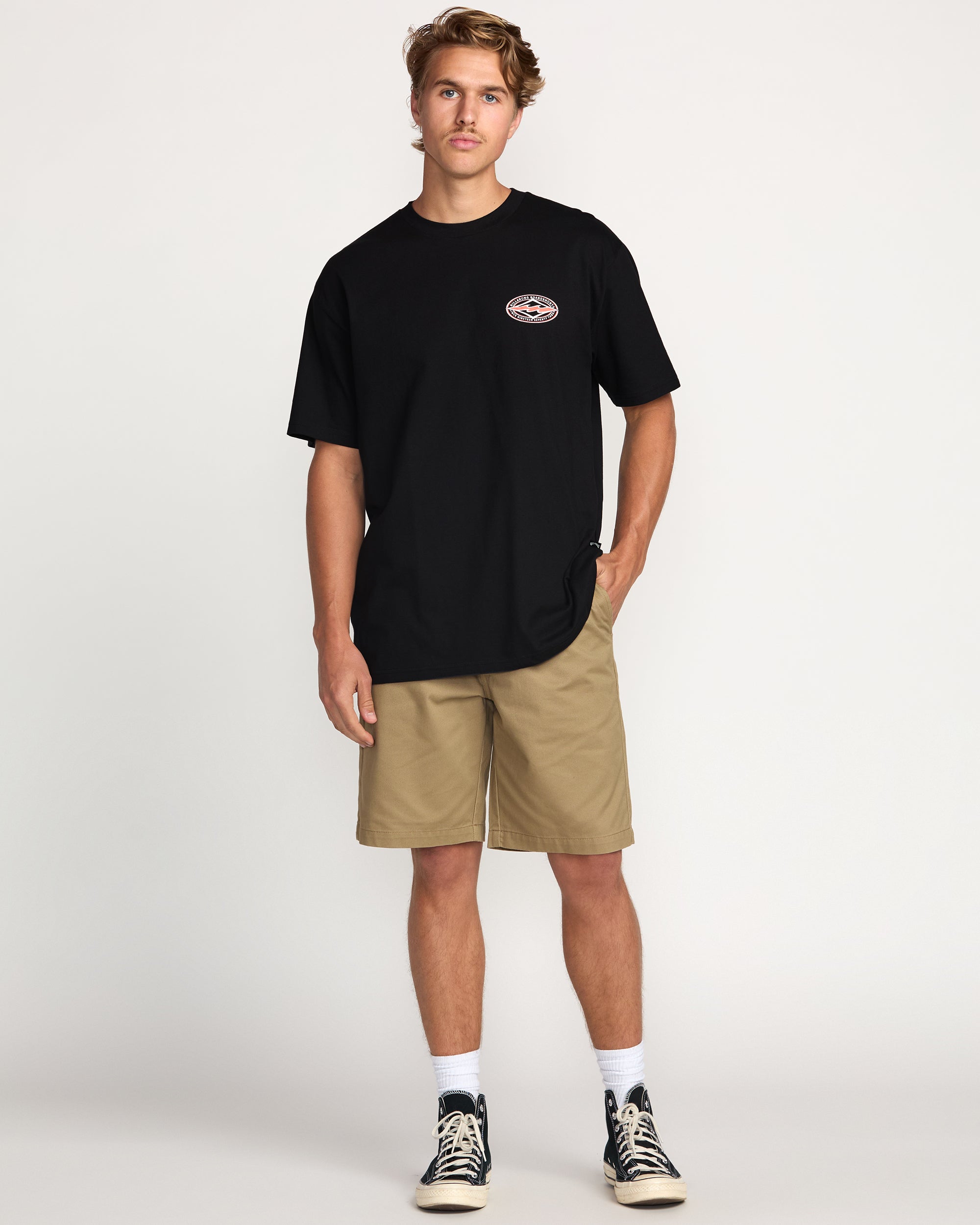 Diamond Vision Regular Short Sleeve T-Shirt - Black - Image 5