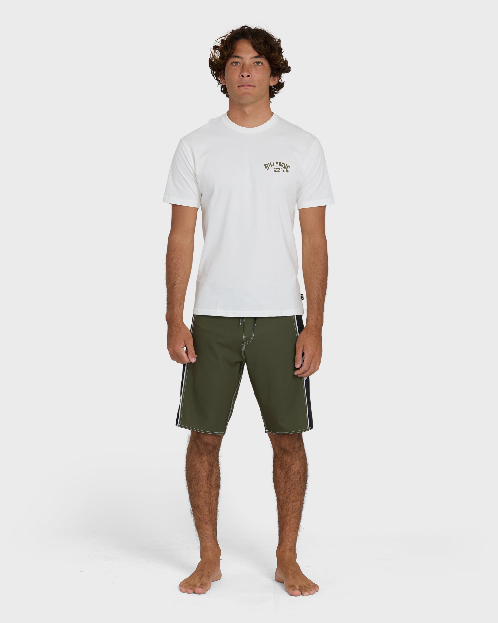 Arch Hi Regular Short Sleeve T-Shirt - Off White - Image 3