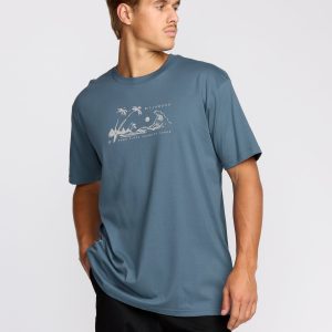 Beach Club Premium Short Sleeve T-Shirt - Steel Blue