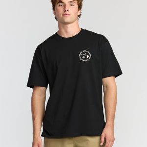 Aloha Island Hi Regular Short Sleeve T-Shirt - Washed Black