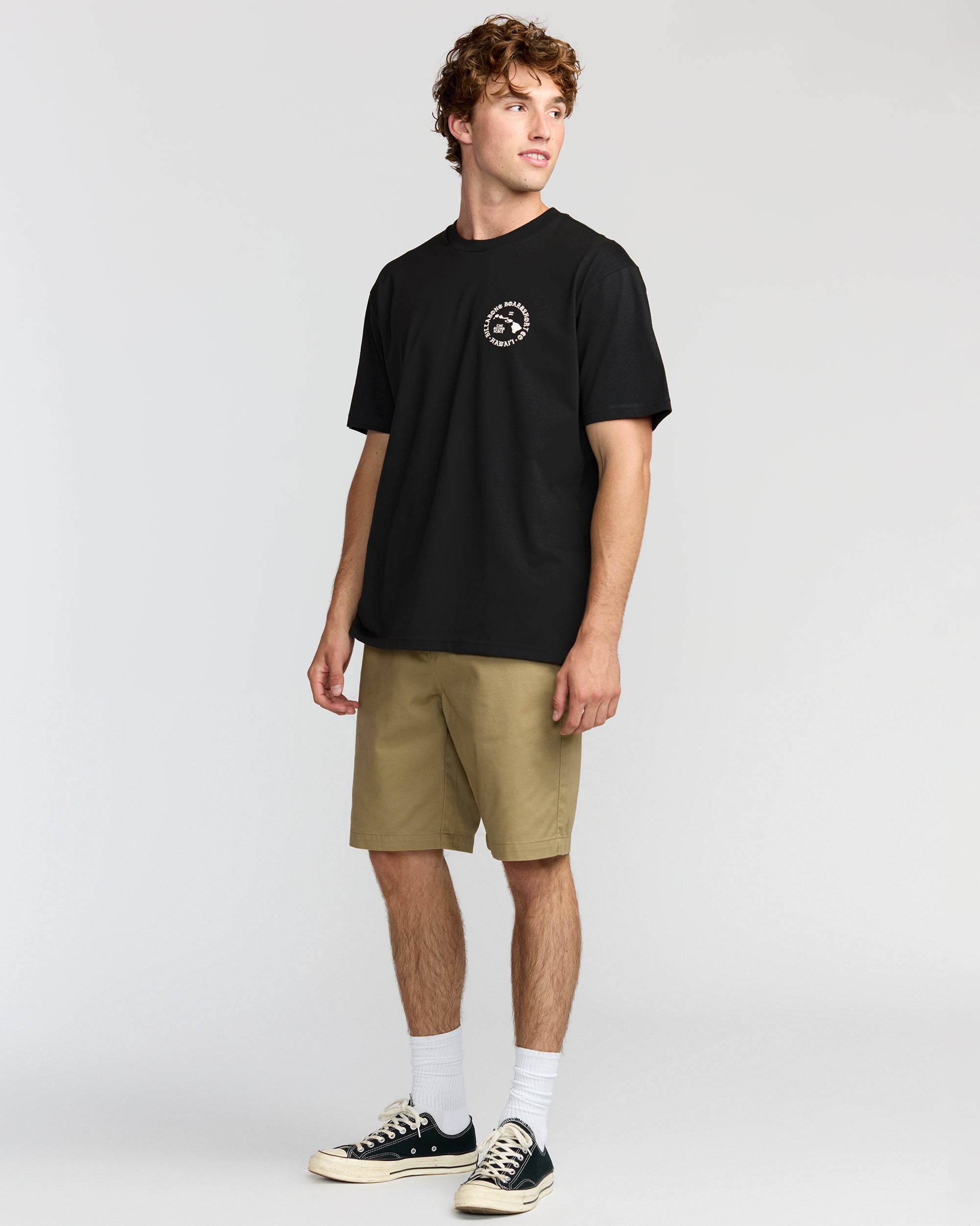 Aloha Island Hi Regular Short Sleeve T-Shirt - Washed Black - Image 4
