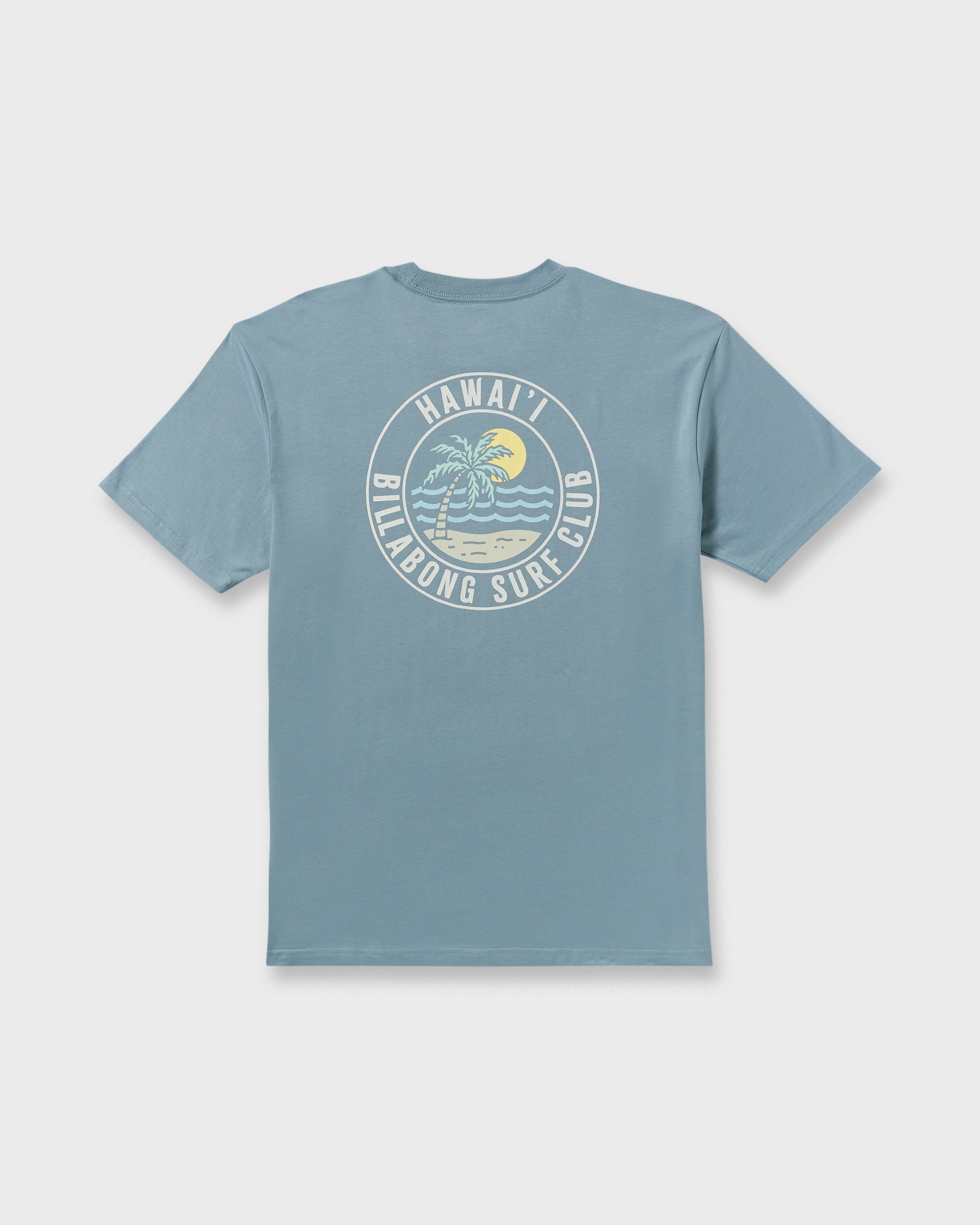 Palm Beach Hi Premium Short Sleeve T-Shirt - Washed Blue - Image 7